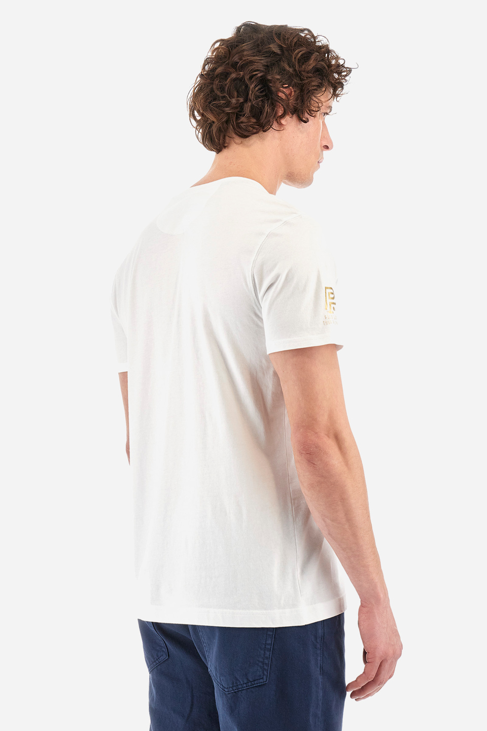 T-shirt regular fit in cotone - Yvon | La Martina - Official Online Shop