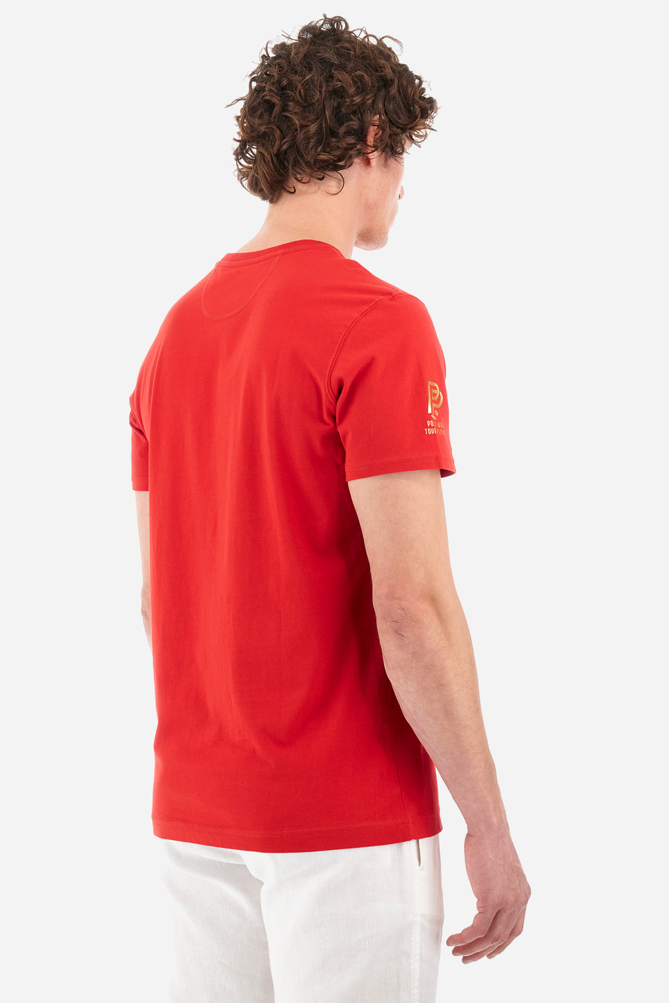 T-Shirt aus Baumwolle Regular Fit - Yvon | La Martina - Official Online Shop