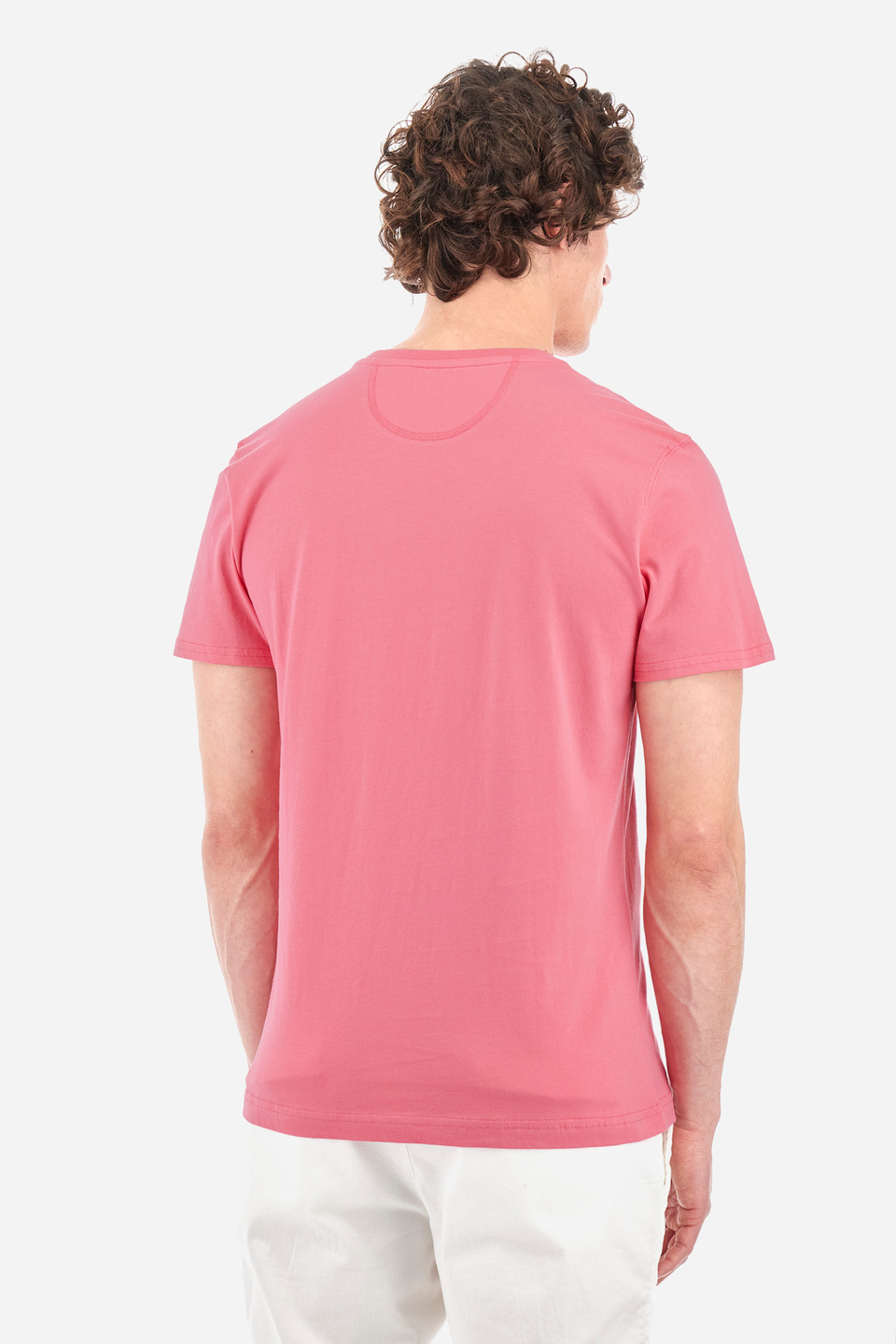 Regular-fit cotton T-shirt - Yolotli | La Martina - Official Online Shop