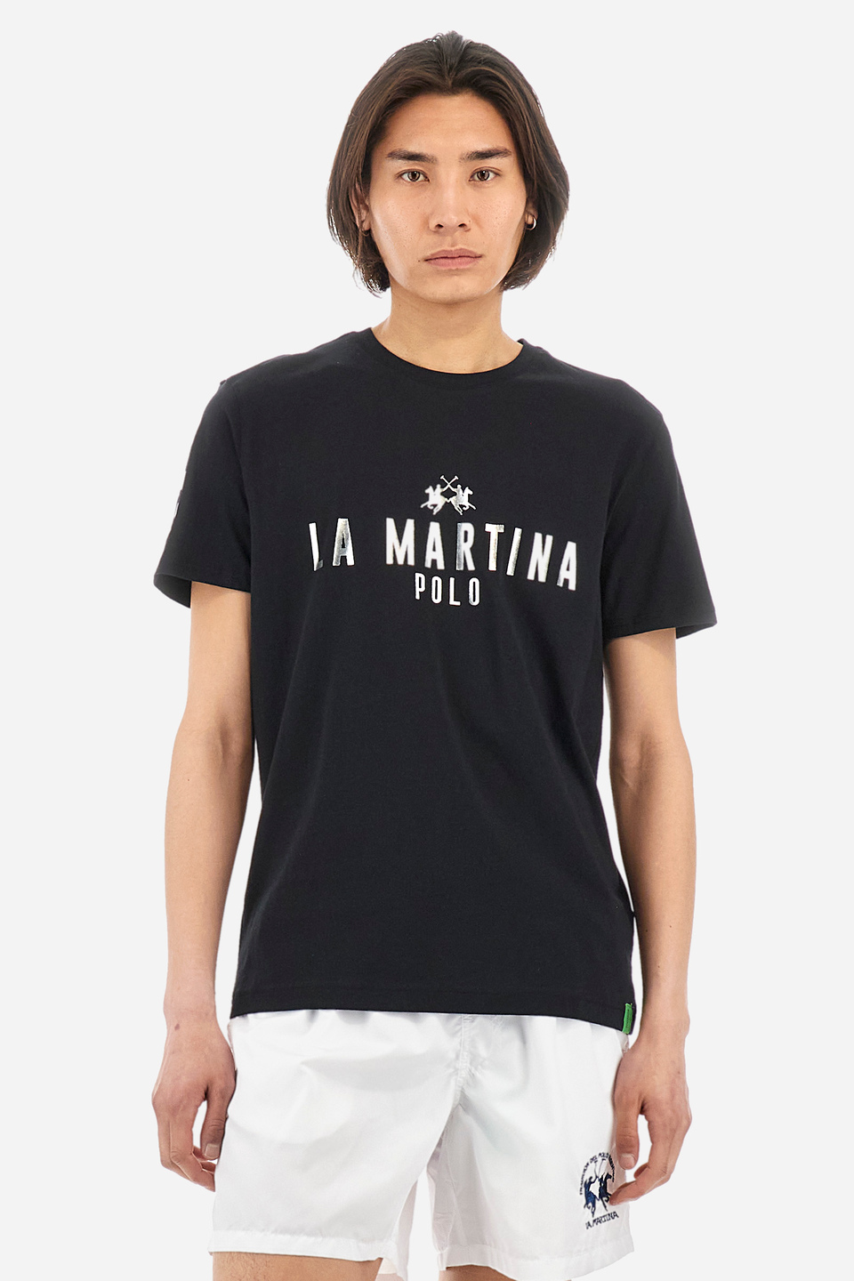 Remera de algodón de corte recto - Ysmael | La Martina - Official Online Shop
