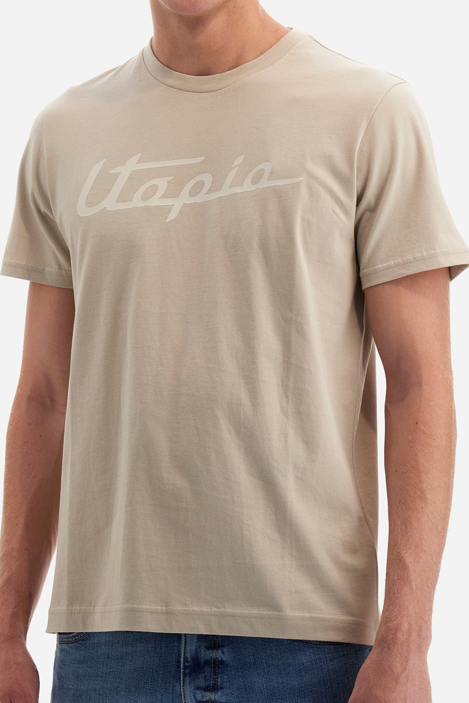 T-shirt coupe classique en coton - Yongsun | La Martina - Official Online Shop