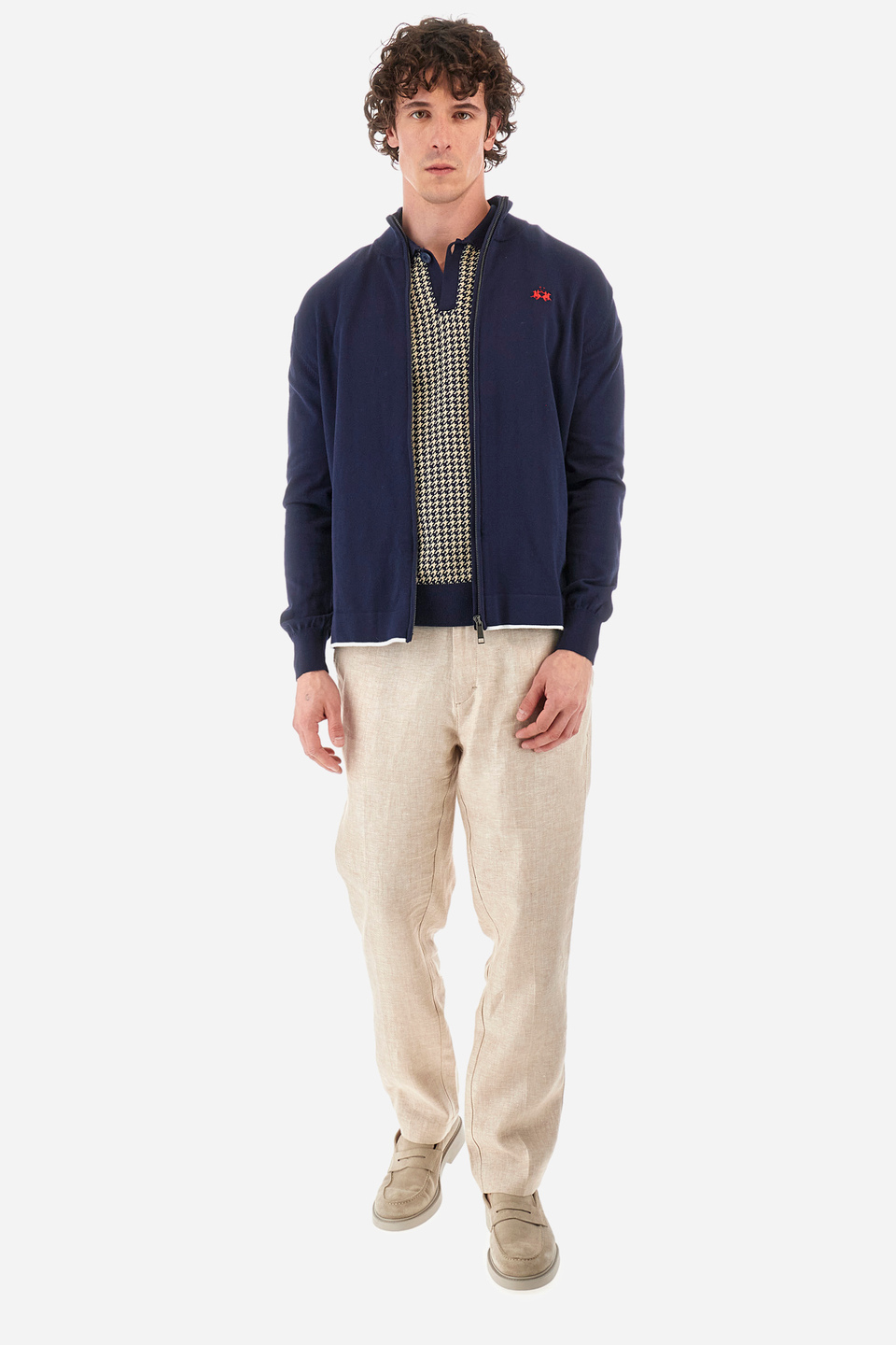 Polo-Shirt aus Baumwollstrick Regular Fit – Yarrow | La Martina - Official Online Shop