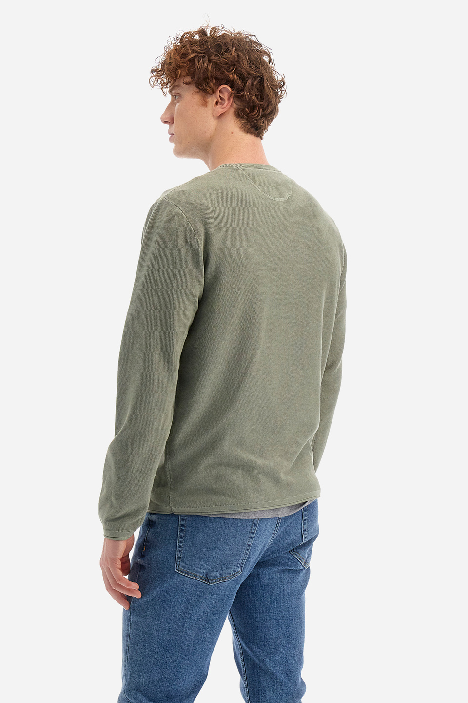 Regular-fit jumper in cotton - Ysmal | La Martina - Official Online Shop