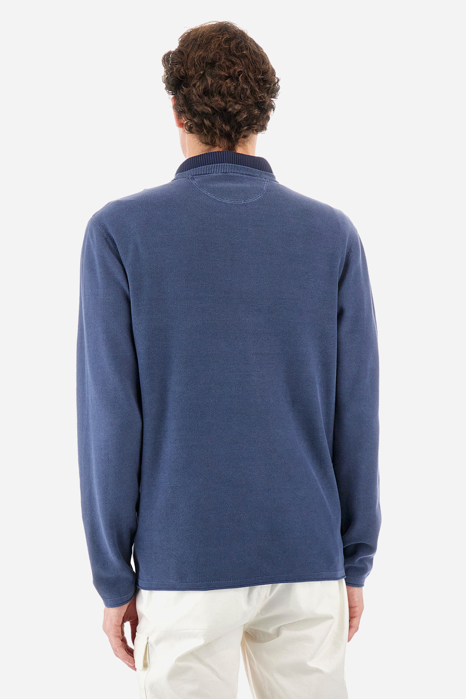 Regular-fit jumper in cotton - Ysmal | La Martina - Official Online Shop