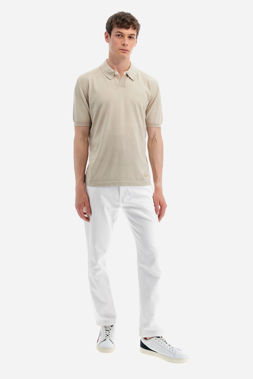 Regular-fit cotton polo shirt - Yuri | La Martina - Official Online Shop