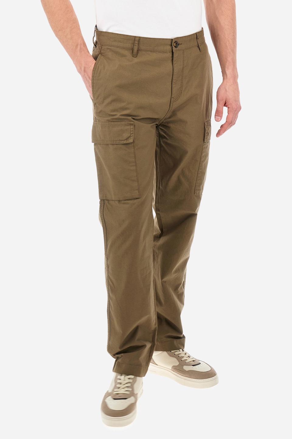 Regular-fit cargo trousers - Yurik | La Martina - Official Online Shop
