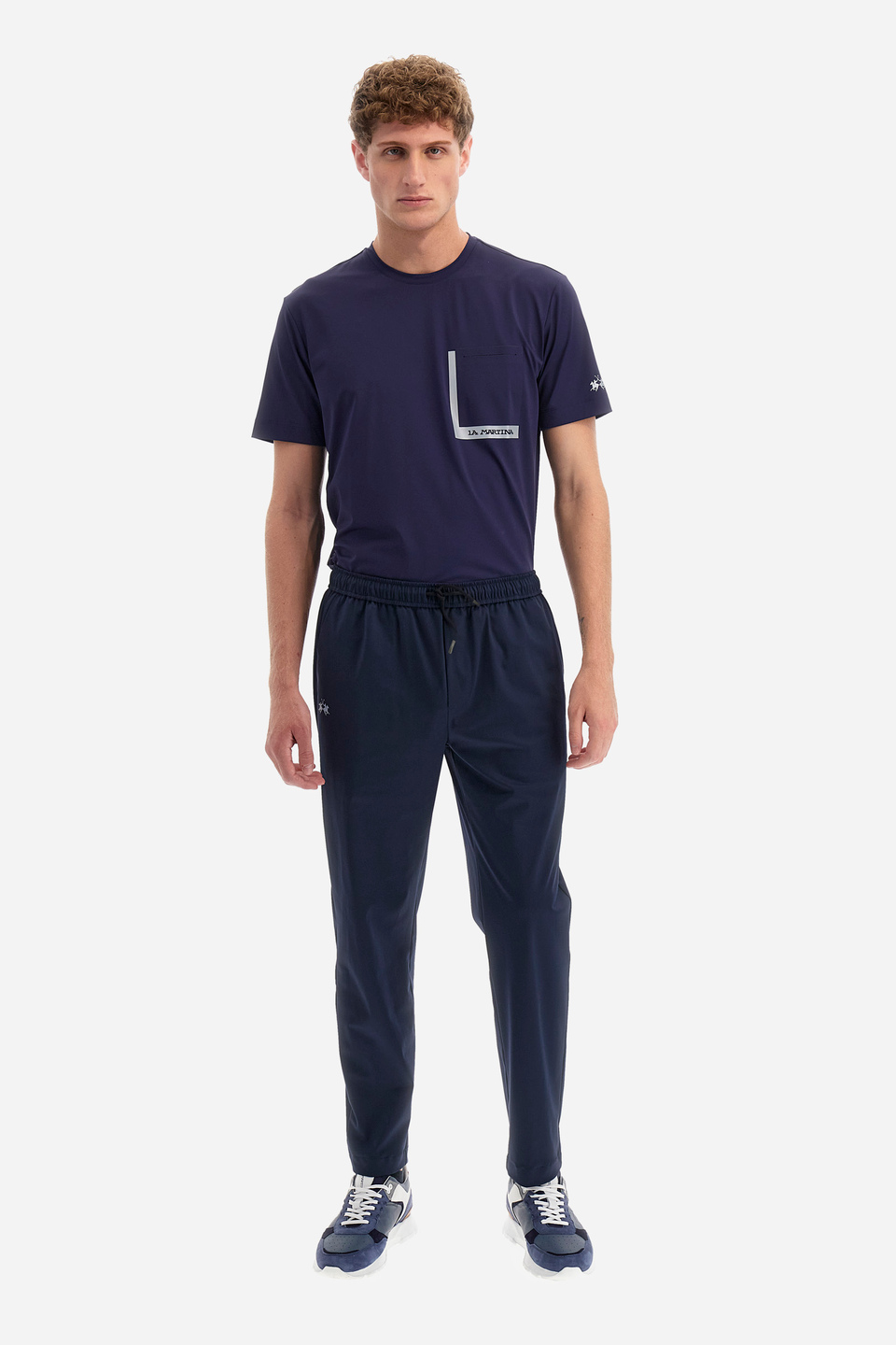 Pantalone jogging regular fit in tessuto sintetico - Yovanney | La Martina - Official Online Shop