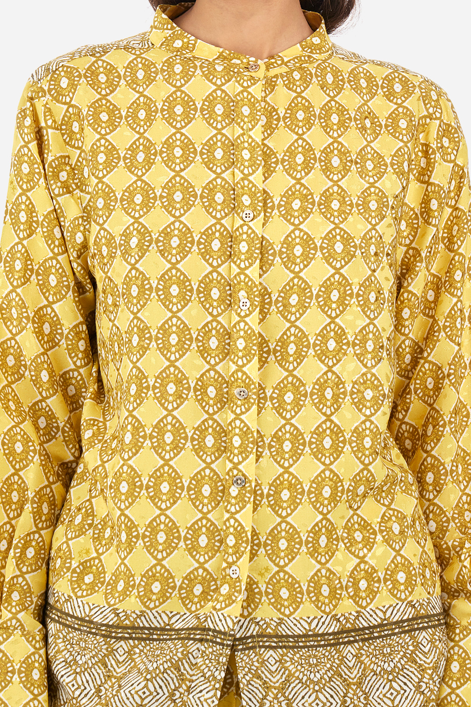 Camisa en tejido sintético de corte recto - Yasmain | La Martina - Official Online Shop