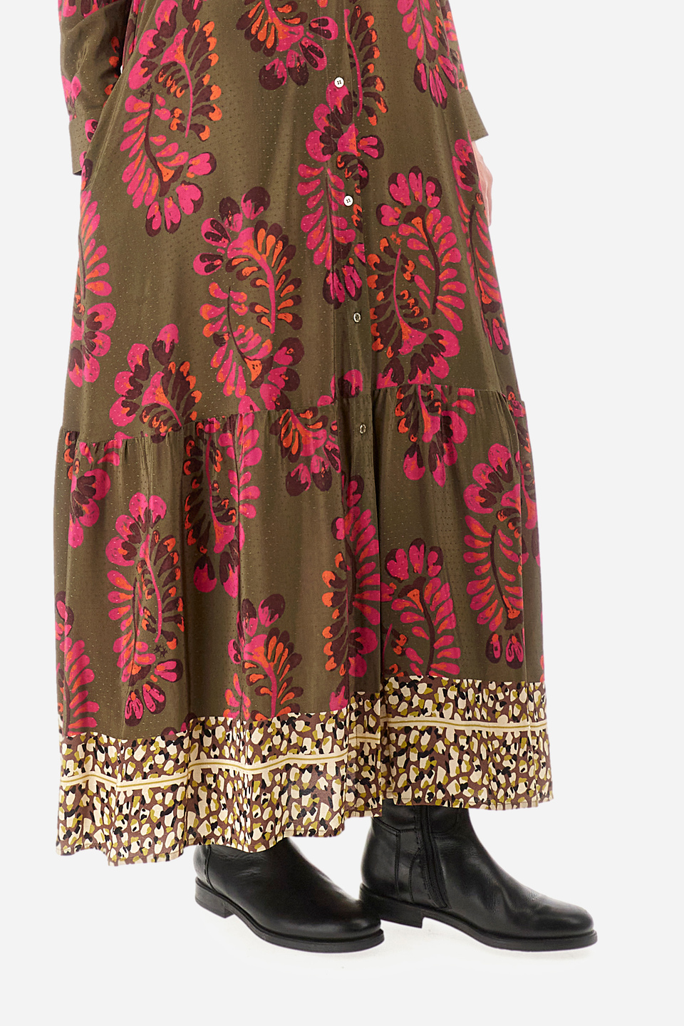 Kleid aus Synthetikgewebe Regular Fit – Yasmeena | La Martina - Official Online Shop