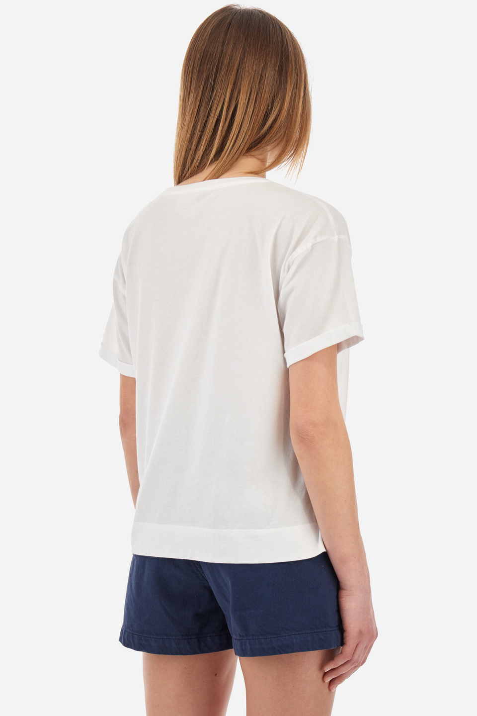 T-Shirt aus Baumwolle Regular Fit – Yesenia | La Martina - Official Online Shop