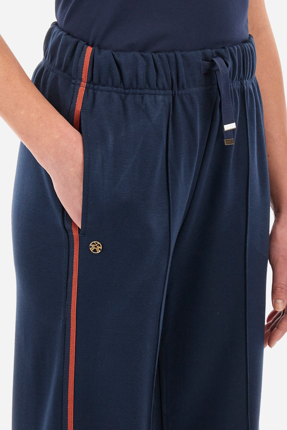 Pantalones polar de mujer de corte recto - Yamila | La Martina - Official Online Shop