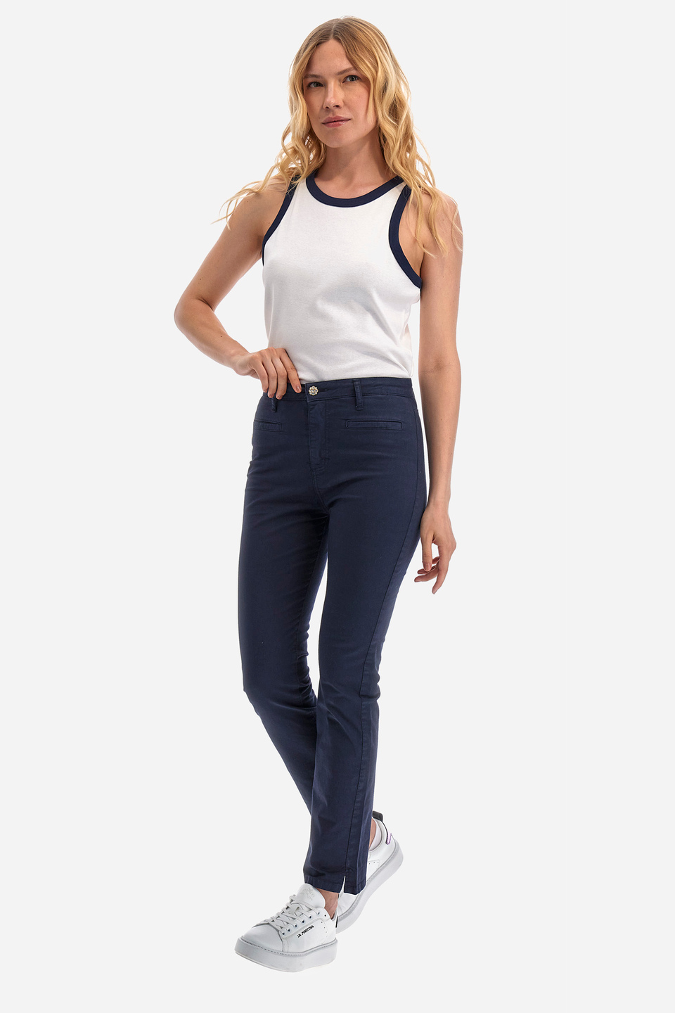 Buy PUT ON YOUR O-RING BLACK CIGARETTE TROUSERS for Women Online in India