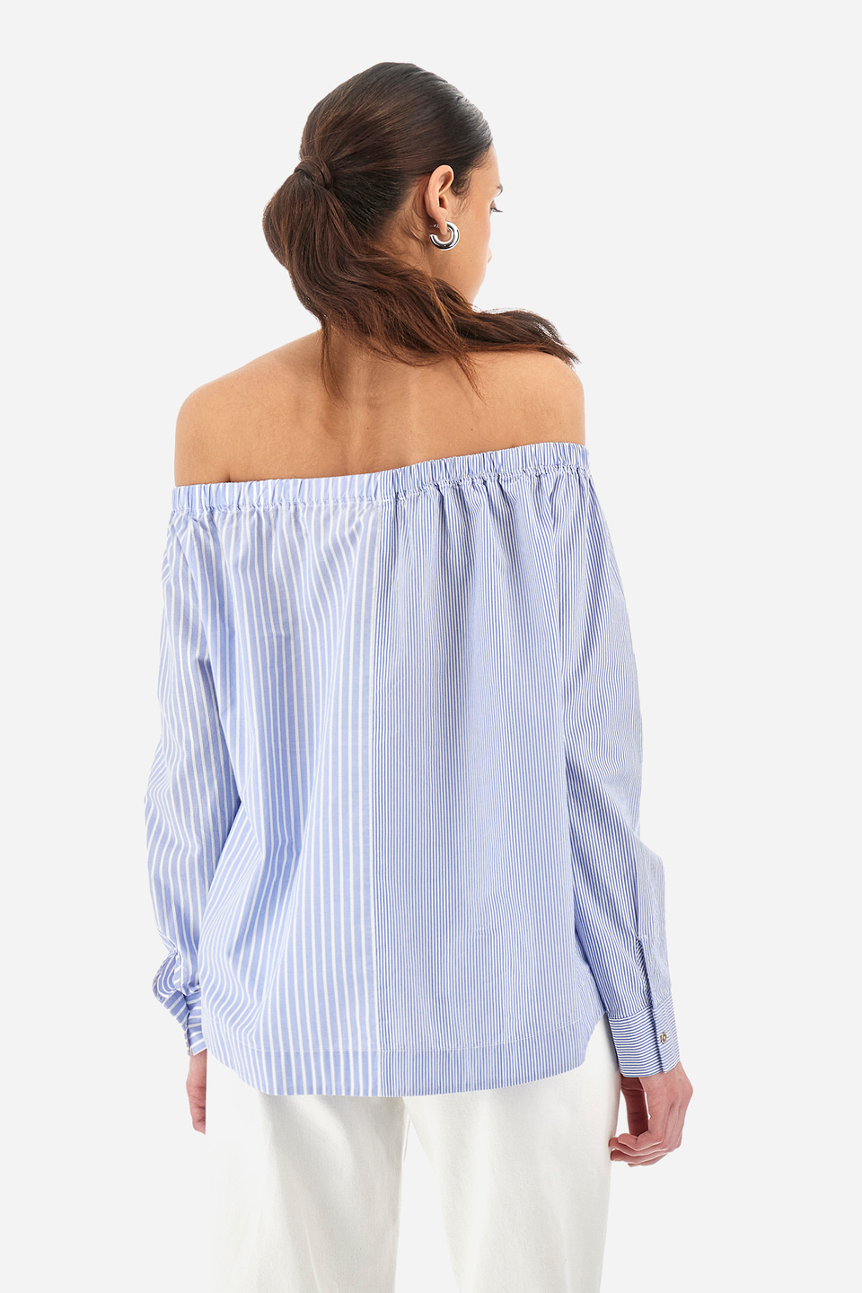 Blusa de algodón de corte recto - Yasamin | La Martina - Official Online Shop