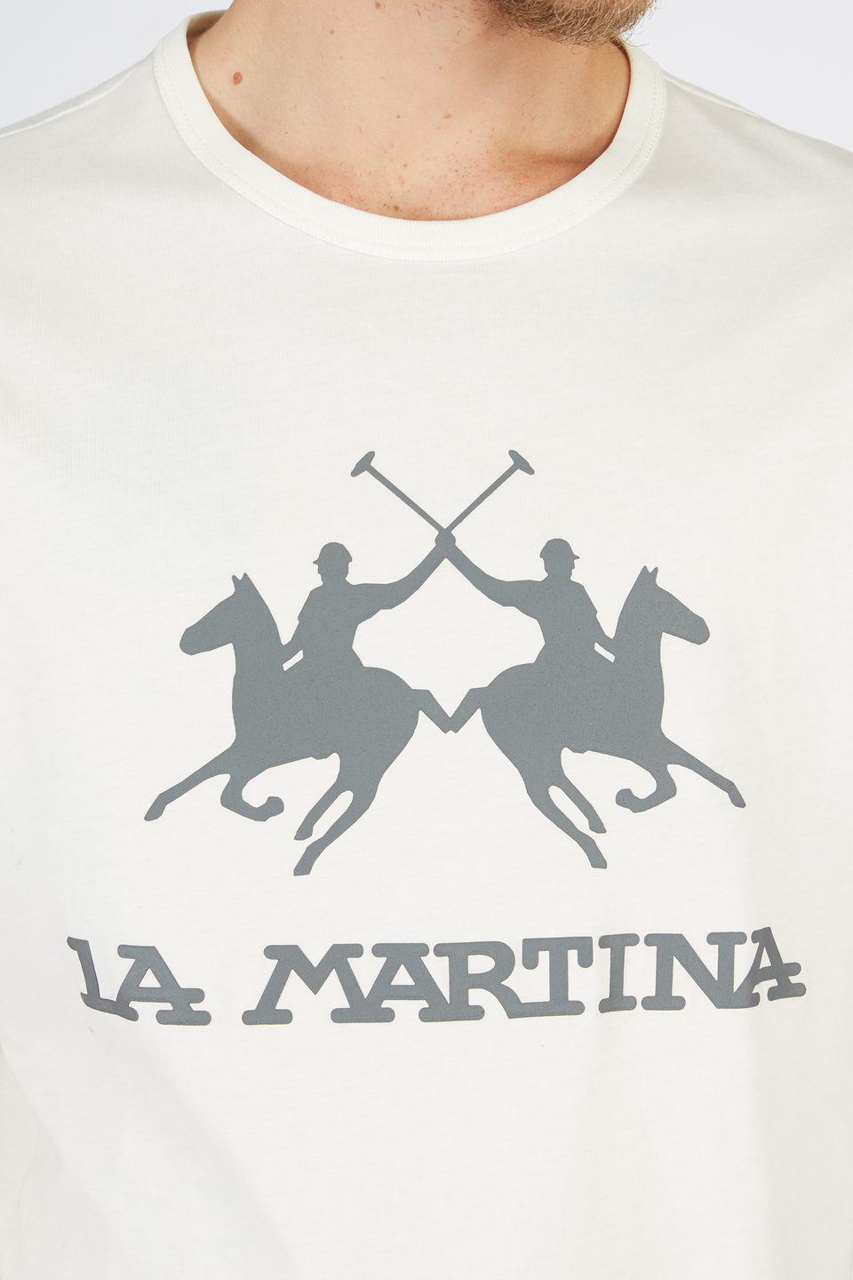 Herren-T-Shirt Regular Fit - Moreno | La Martina - Official Online Shop
