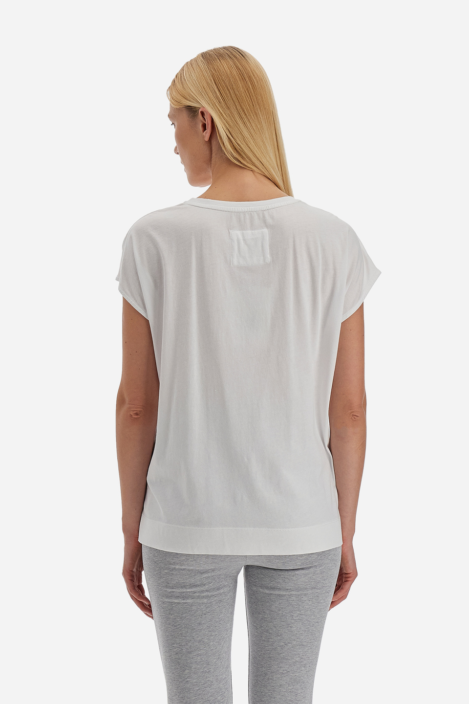 Short-sleeve women's t-shirt with crew neck Polo Academy - Venus | La Martina - Official Online Shop
