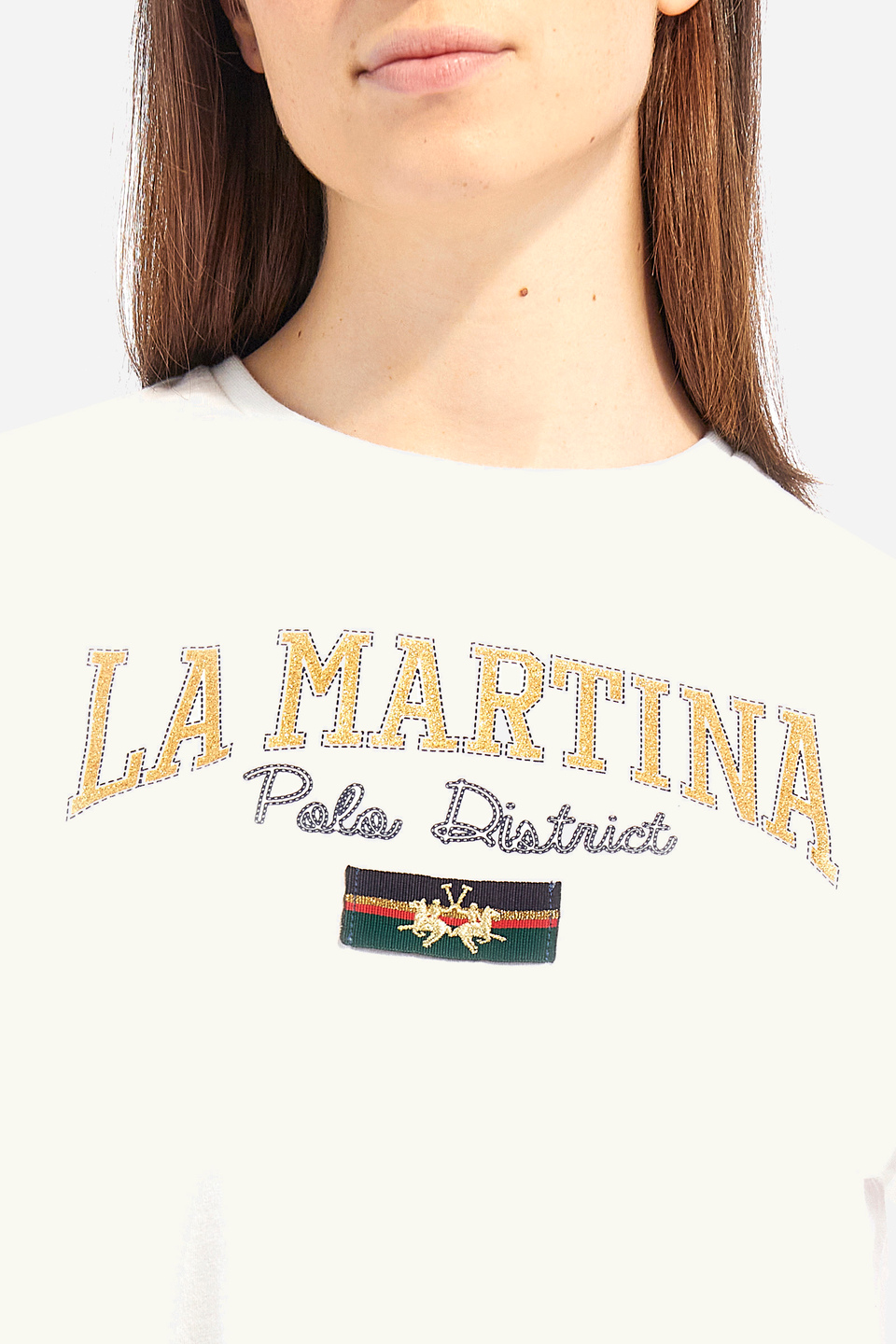 Women's regular fit T-shirt - Willetta | La Martina - Official Online Shop