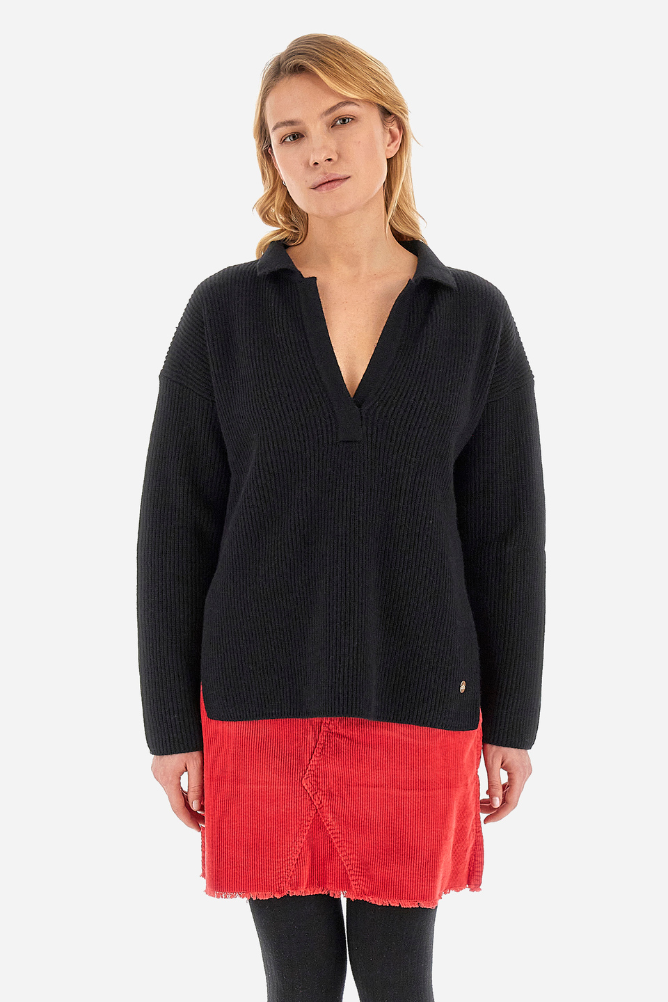 Sweater polo de corte recto - Wilma | La Martina - Official Online Shop