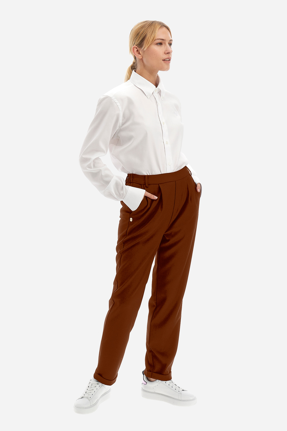 Women's trousers in a regular fit - Willena | La Martina - Official Online Shop