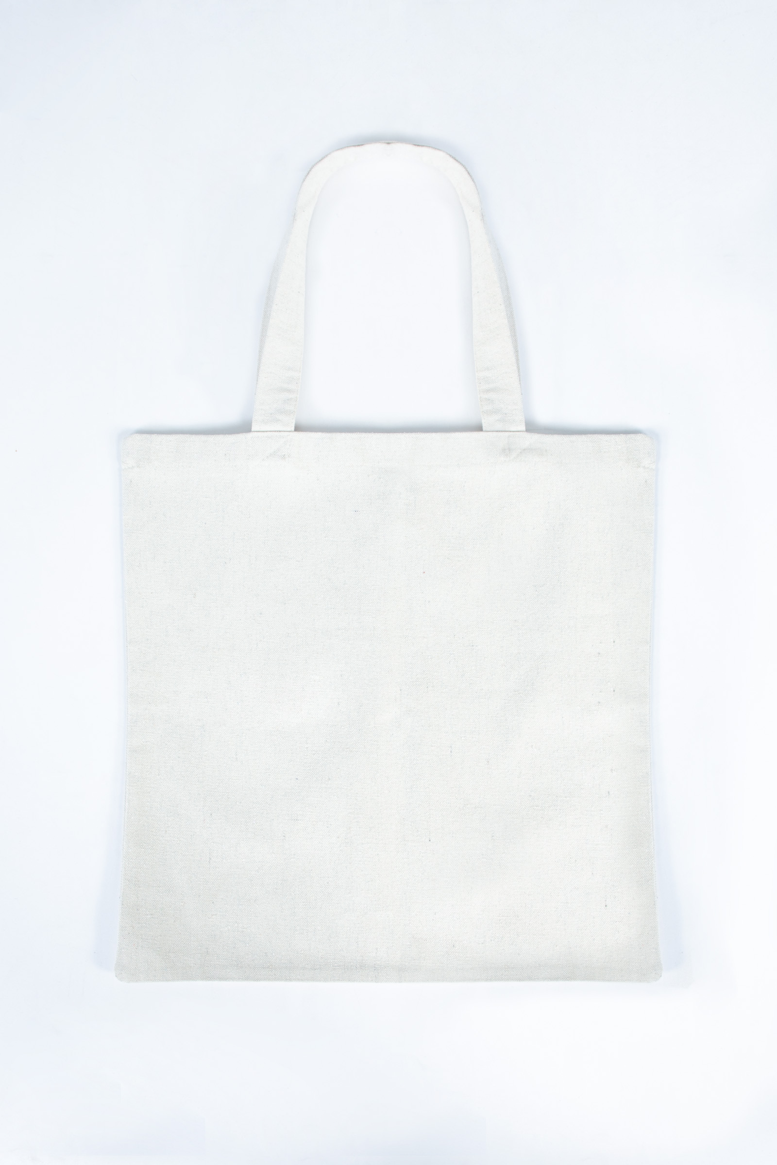 Unisex canvas tote bag with double handles Natural/Orange La | Shop Online