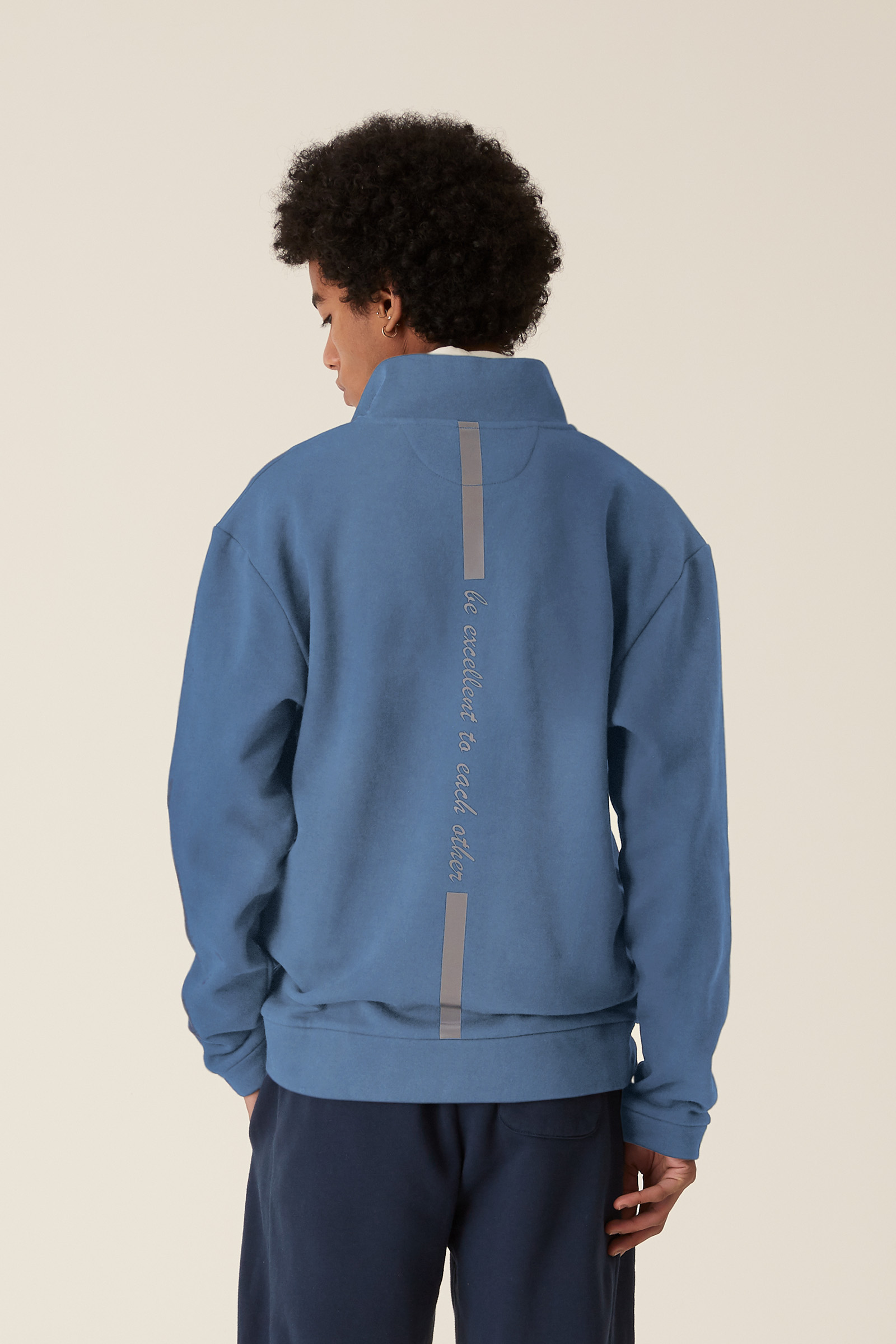 LMRTN high-neck sweatshirt Coronet Blue La Martina | Shop Online
