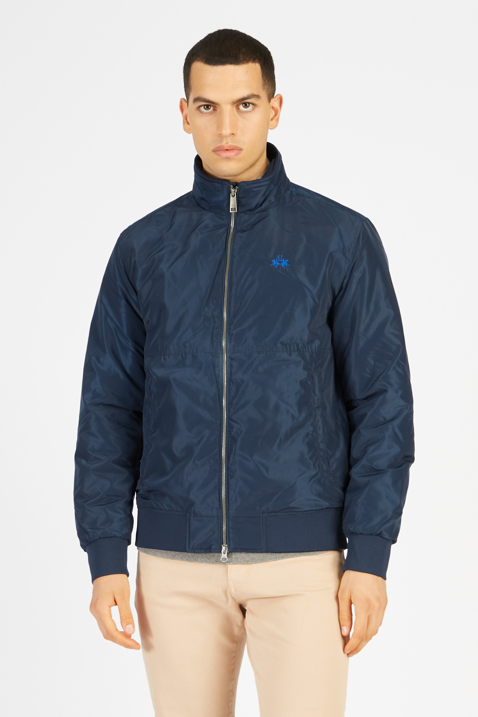 Men’s jacket in nylon regular fit model Navy La Martina | Shop Online