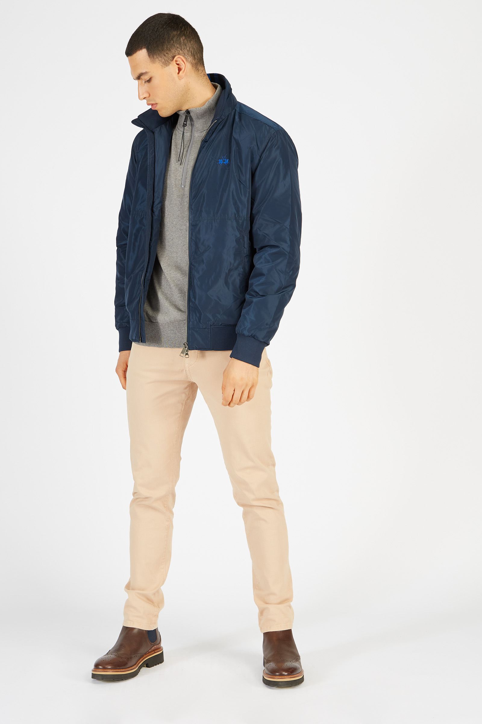 Men’s jacket in nylon regular fit model