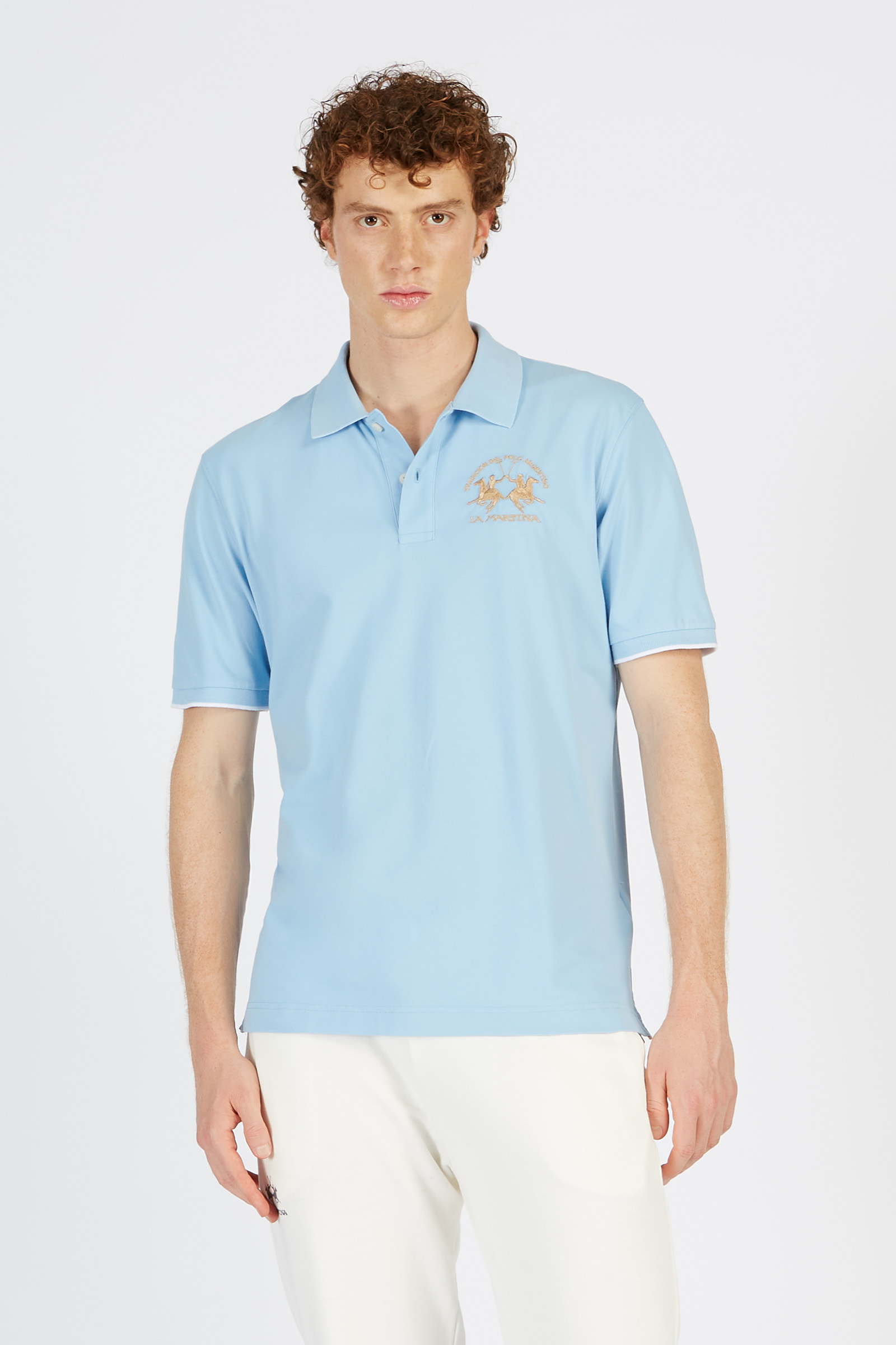 in Shop | Martina Men\'s regular - Blue shirt a Bell La Online polo Miguel fit