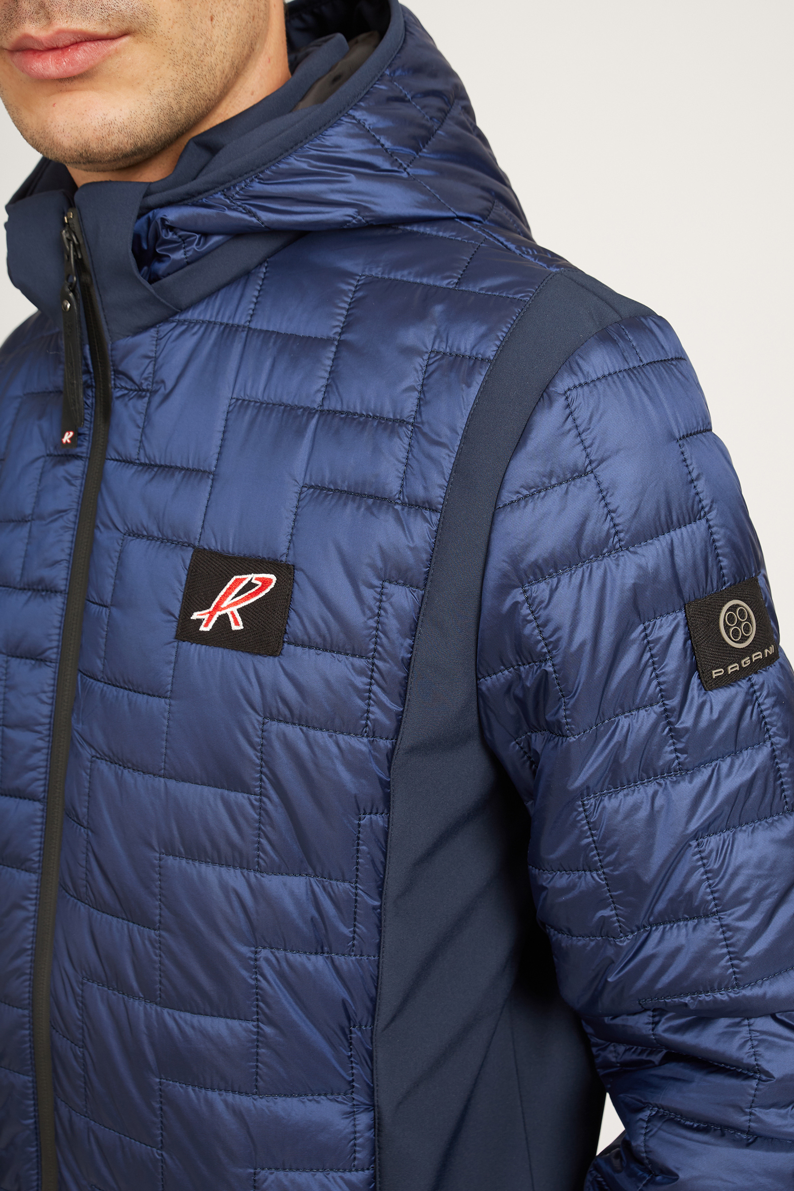 Padded jacket man double face blue/gray  Huayra R Capsule by La Marti –  Pagani Store